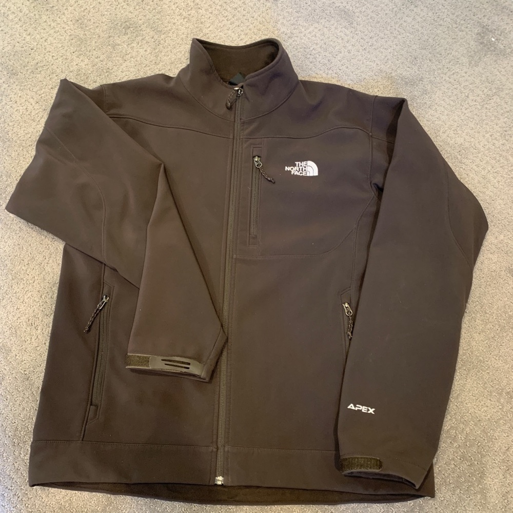 The North Face men’s brown Apex jacket (size L)